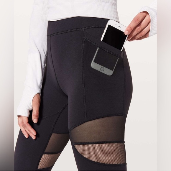 Lululemon Forget The Sweat Tight *25" Black (First Release) W5BA9S Size 8 - Picture 6 of 8